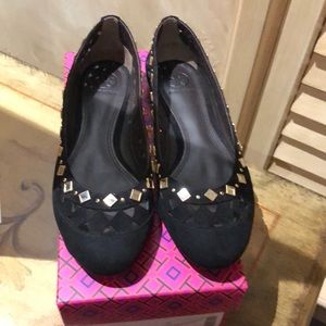 TORY BURCH EMBELLISHED FLATS